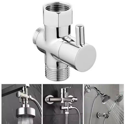 3 Way Valve Converter for Wall Mount Shower Head